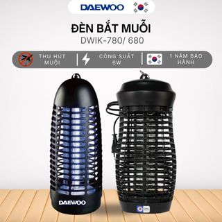  Đèn Bắt Muỗi Daewoo DWIK-680  DWIK-780 hút côn trùng bằng ánh sáng xanh Tiết Kiệm Điện Hiệu Quả Cao 