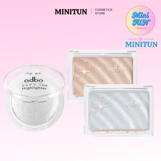 Highlight Phấn Bắt Sáng Odbo Mặt Trăng Nhũ Sáng Phấn Nhũ Mịn Lì MiniTun
