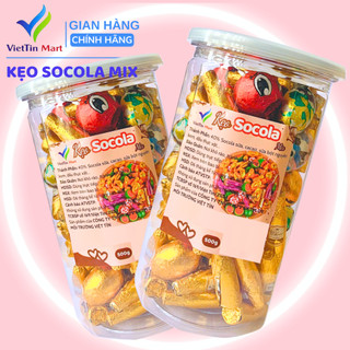 KẸO SOCOLA MIX VỊ 500g  VIETTINMART