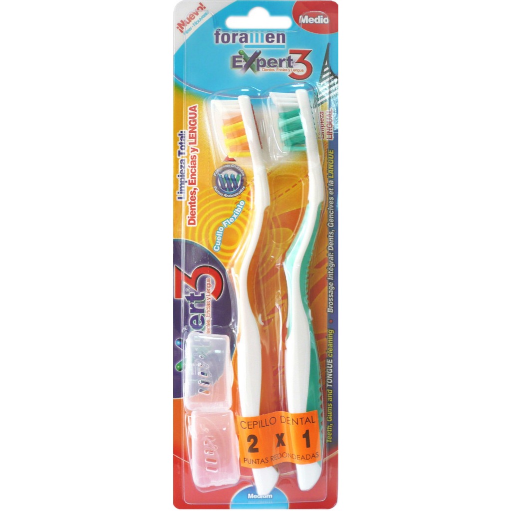 Bàn chải đánh răng Foramen Expert 3 Toothbrush Soft (2x1)