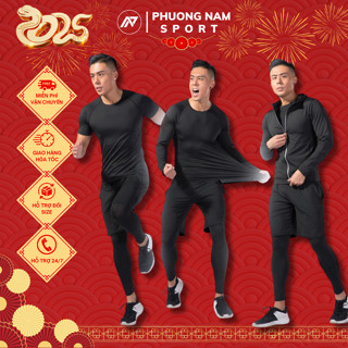 BỘ QUẦN ÁO GIỮ NHIỆT NAM LEGGING COMBAT PRO TẬP GYM BÓNG ĐÁ BÓNG RỔ CHƠI THỂ THAO CO GIÃN 4 CHIỀU