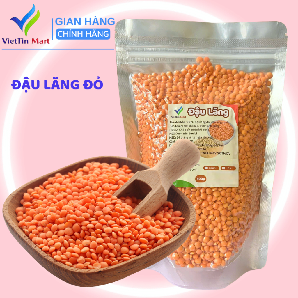 Đậu Lăng Đỏ Viettin Mart 1kg