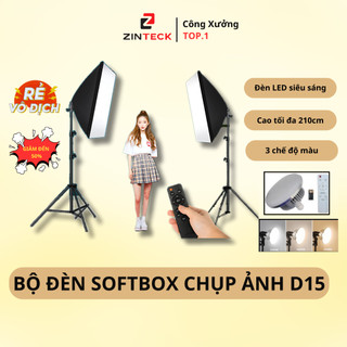  Bộ Đèn Studio Quay Phim Chụp Ảnh - Livestream - Softbox 50x70cm 