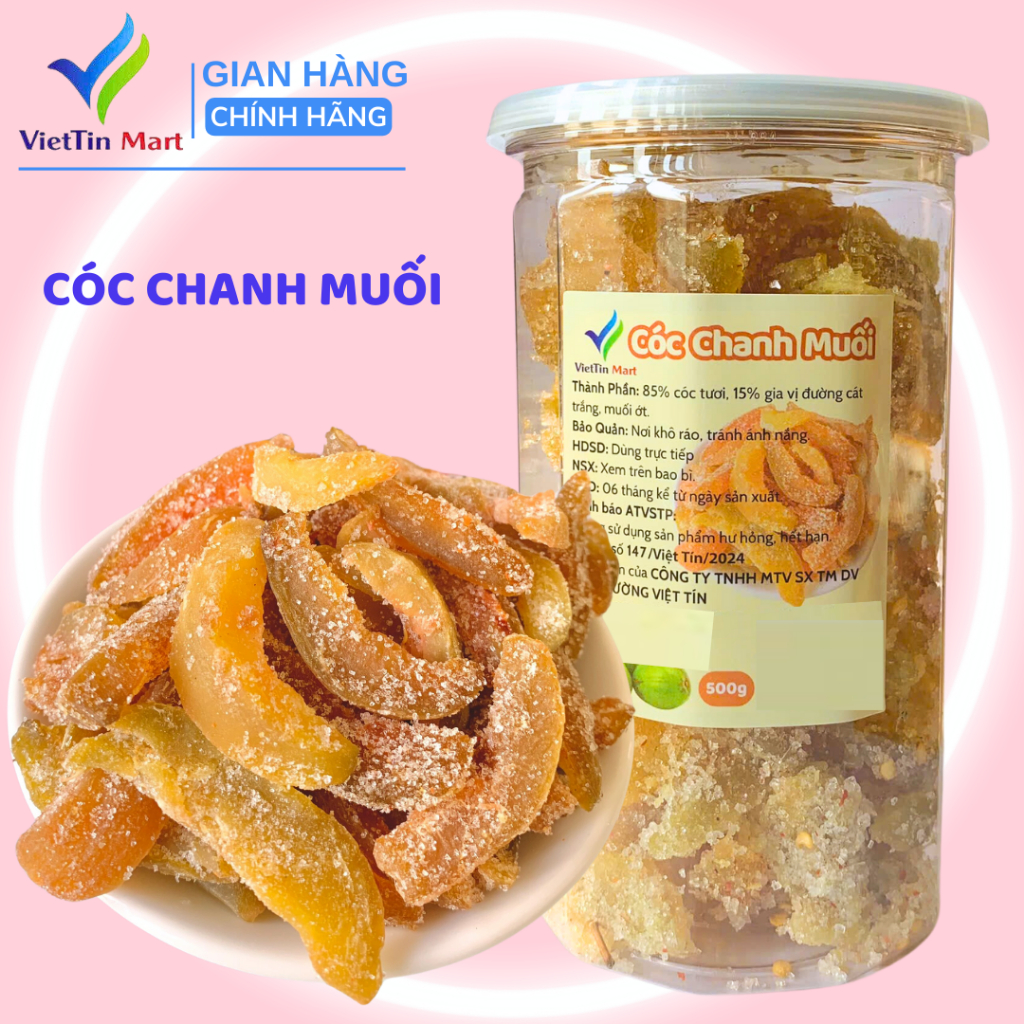Cóc Chanh Muối Viettin Mart 500g