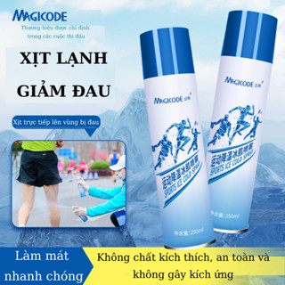Chai xịt lạnh giảm đau thể thao Magicode 250ml làm lạnh nhanh chóng giảm căng tức cơ tức thì
