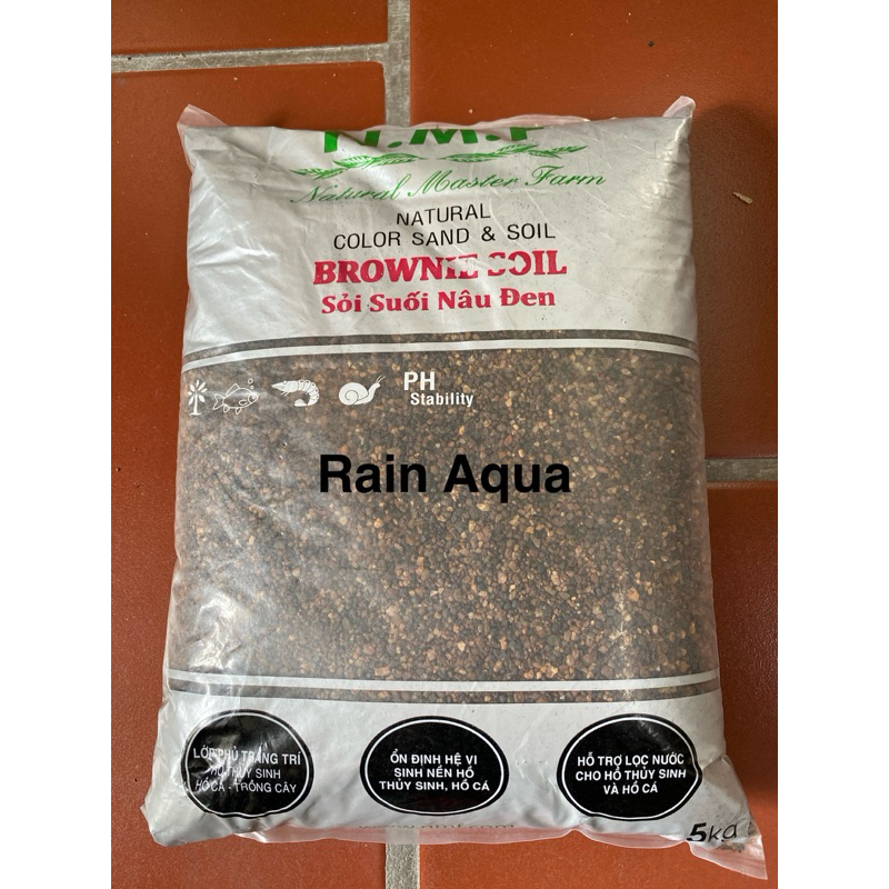 sỏi suối nâu tự nhiên