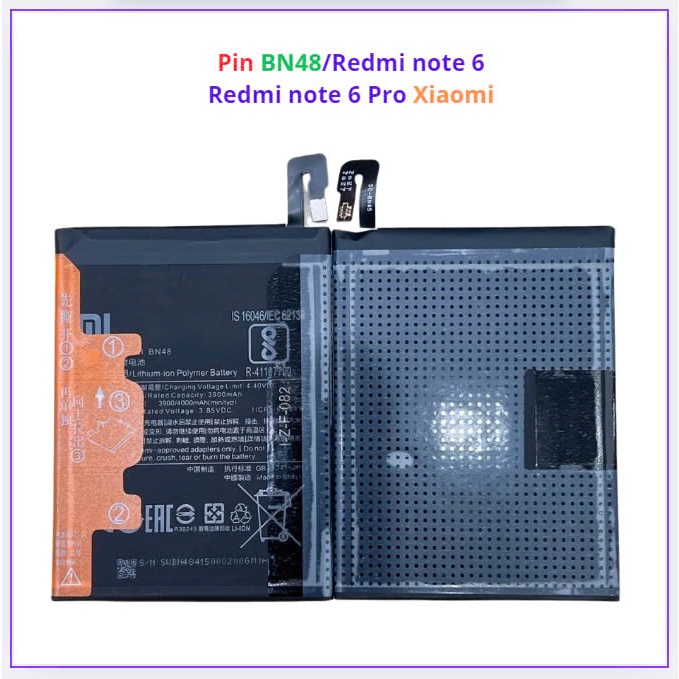 Pin xiaomi BN48/redmi note 6/Redmi note 6 Pro