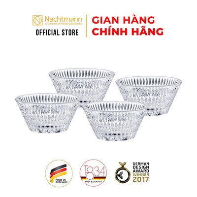 Bộ 4 chén pha lê Nachtmann Ethno, Hàng chính hãng.