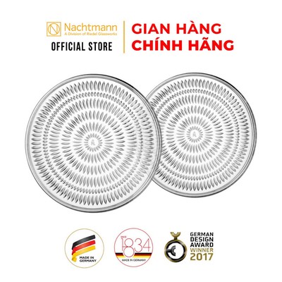 Bộ 2 đĩa pha lê Nachtmann Ethno, Hàng chính hãng.