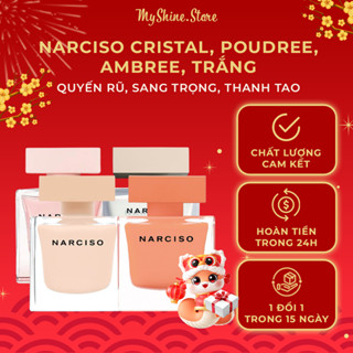 Nước Hoa Nữ Narciso Cristal - Poudree - Ambree - Trắng Nồng Độ EDP Dung Tích 90ml - MyShine.Store