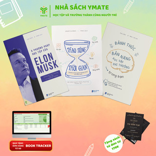[Combo 3 cuốn] Sách Thao Túng Thời Gian + 5 Phương Pháp Học Tập Của Elon Musk+ Đánh Thức Bản Năng Học Tập - YMATE