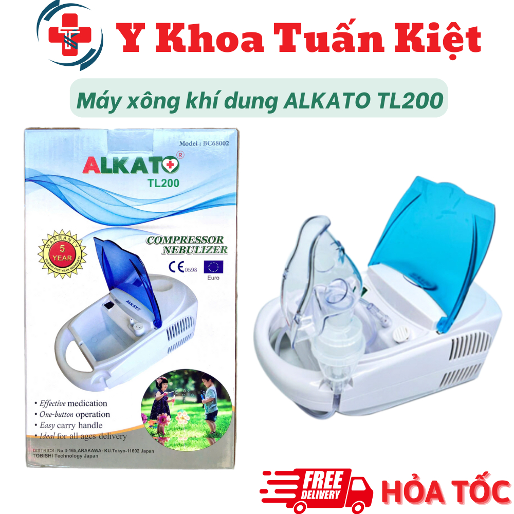 ✅ Máy Xông Mũi Họng, Xông Khí Dung ALKATO TL200 - Công Nghệ JAPAN