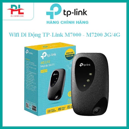 Bộ Phát Wifi Di Động TPLink M7000 / M7200 3G/4G LTE 150Mbps Pin sạc 2000mAh - Hàng Chính Hãng