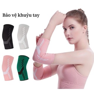 Băng Quấn Bảo Vệ Khuỷu Tay Dàn Hồi Co Giãn Thấm Hút Mồ Hôi Khi Chơi Thể Thao (1 Chiếc)