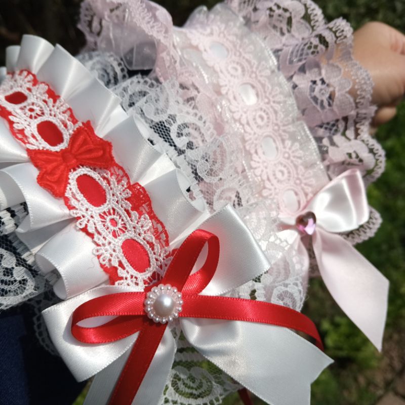 Băng đô cài tóc ren lolita HANDMADE