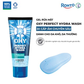 Sữa rửa mặt cho nam Oxy sạch sâu sảng khoái dưỡng ẩm dạng gel Oxy Perfect Hydra Wash 100g