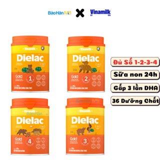 Sữa bột Dielac Gold Vinamilk Đủ số 1-2-3-4 - Phát triển toàn diện và não bộ cho bé