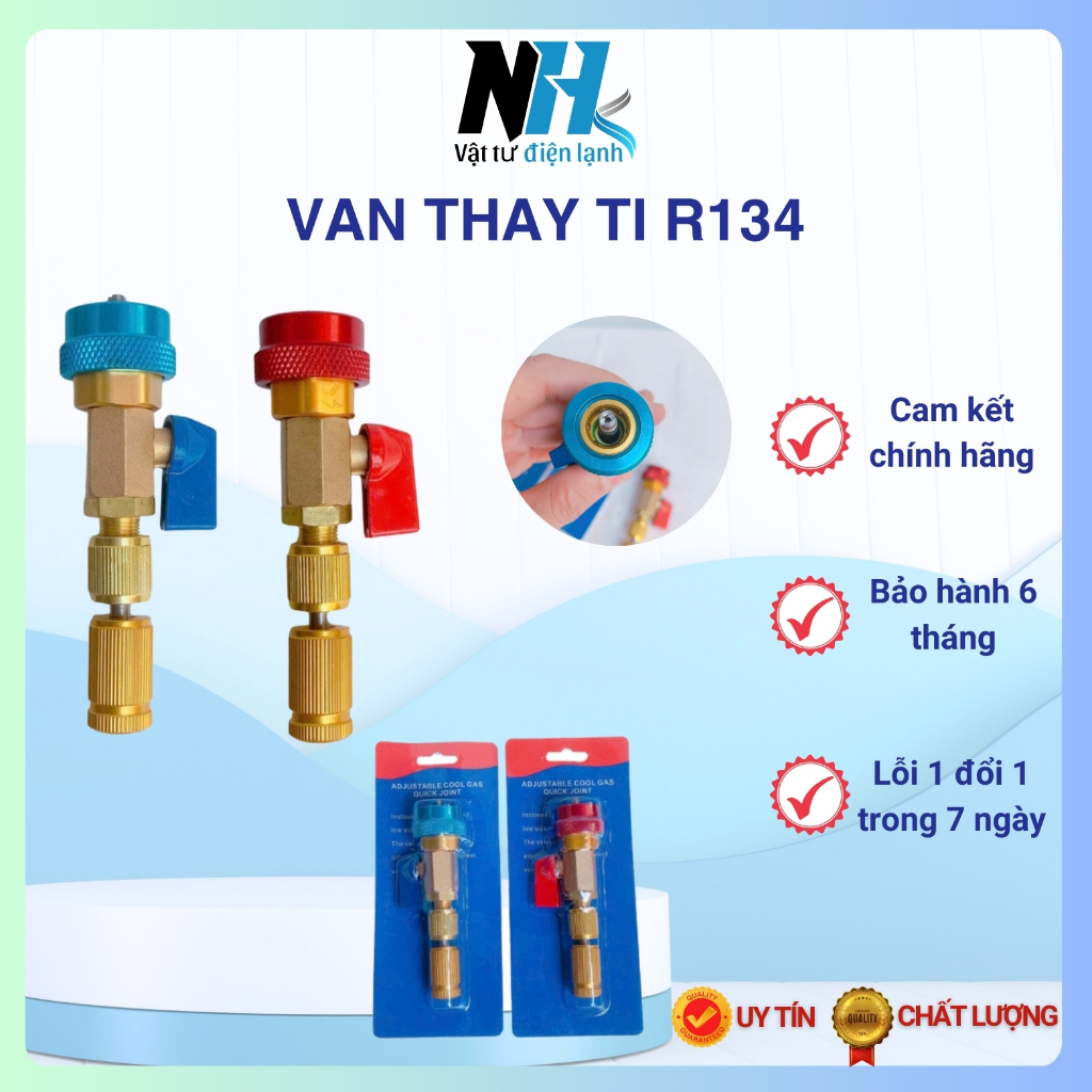 Dụng cụ thay ti van điều hòa R134 không cần xả ga cao cấp