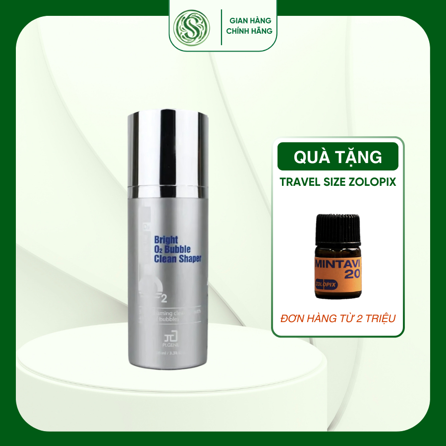 Sữa rửa mặt O2 tươi PION-TECH BRIGHT O2 BUBBLE CLEAN SHAPER 100ml