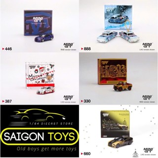 Saigontoys Xe mô hình tĩnh MiniGT 1:64 Event Giáng sinh, New year các năm.....