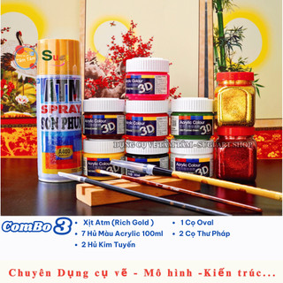 [ TÂM TÂM ] Combo Vẽ Dừa , Vẽ Dưa , Combo Màu Trang Trí Tết