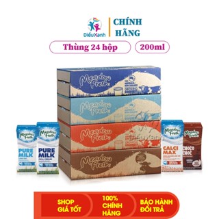 Thùng Sữa Meadow Fresh Nguyên Kem, Canxi, Ít Béo, Socola - 200ml - Sữa Meadow Nhập Khẩu Úc