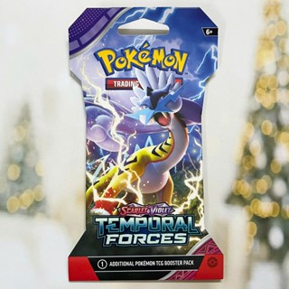 Gói bài Temporal Forces SLEEVED Booster Pack tiếng Anh - Túi thẻ Series Scarlet & Violet Pokemon TCG