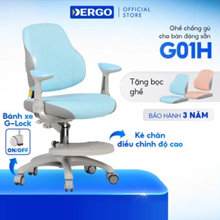 Ghế Chống Gù Cao Cấp DERGO ISmart G01H (High Chair Version) Phù Hợp Bàn Đóng Sẵn