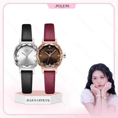 Julius Official | Đồng hồ nữ JA-917 dây da, đồng hồ chính hãng