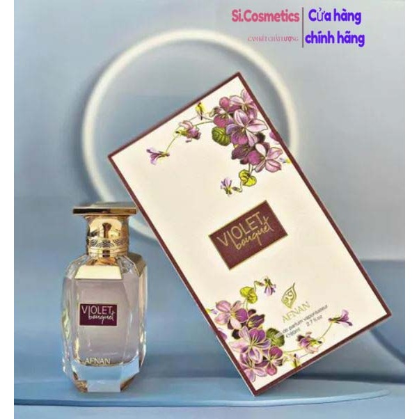 [Mã COSBAUH3 giảm 8% đơn 300K] [Bạn mới nhập COSHBM -50% đơn 0Đ] Nước hoa nữ Afnan Violet Bouquet 80ml