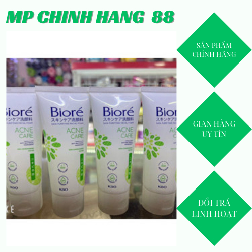 BIORÉ Sữa Rửa Mặt Thanh Lọc Da – Ngừa Mụn 100g.50g