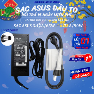 Dây Sạc Laptop ASUS 19V 3.42A 4.74A Chân To 5.5 x 2.5mm - Linh kiện Laptop SG 