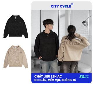 Áo sweater len nam nữ mùa đông Local Brand Chính Hãng City Cycle Áo Sweater Len Dream