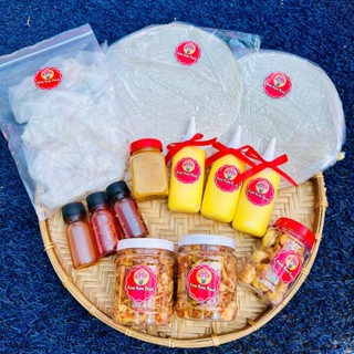  Combo TRÒN VỊ Bánh Tráng Phơi Sương Kem Kem Food Muối Tép Hành Phi Bơ Trứng Muối Béo Sốt Tắc Ớt Rim 