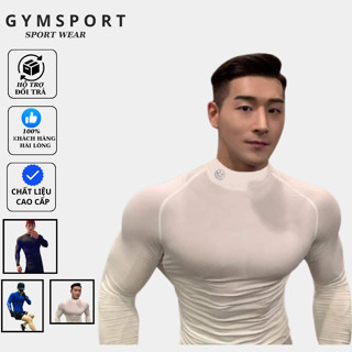 Áo Thể Thao Nam LA DÀI TAY  thun lạnh tập gym cổ tròn dài tay vải thoáng mát co giãn chuẩn form nhiều màu