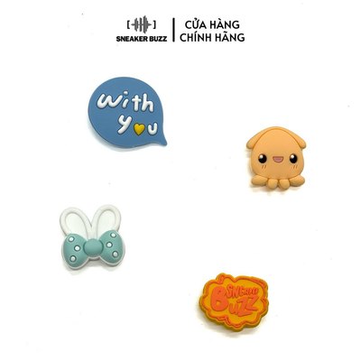 Sneaker Buzz Bộ Charm Sticker Trang Trí Gắn Dép LOGO_2412002U