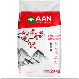  Gạo Nhật Japonica A An Bao 20Kg - Dẻo và mềm cơm chan canh không bị nát làm cơm cuộn sushi 