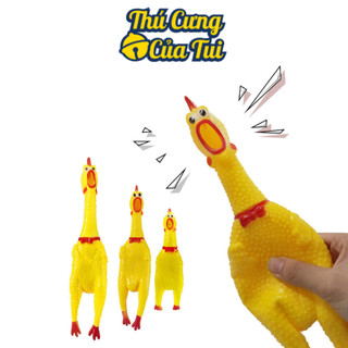  Đồ Chơi Gà Nhựa Gào Thét Cho Chó Mèo - Thú Cưng Của Tui 