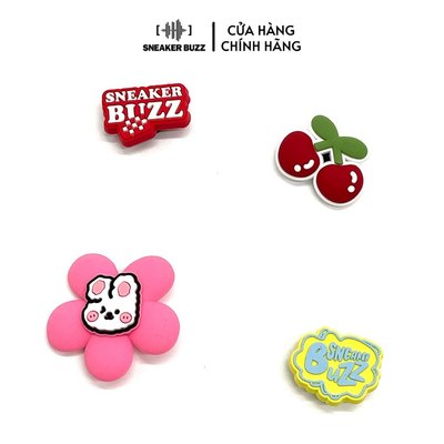 Sneaker Buzz Bộ Charm Sticker Trang Trí Gắn Dép LOGO_2412005U