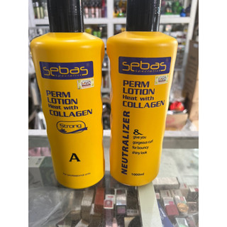 Thuốc Uốn Nóng Sebas, Uốn Setting Sebas 1000ml *2