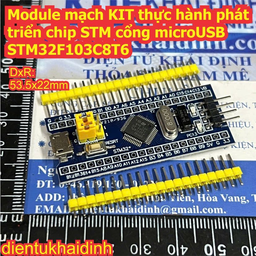 Module mạch KIT thực hành phát triển chip STM cổng microUSB STM32F103C8T6 STM32F103C6T6 STM32F030C8T