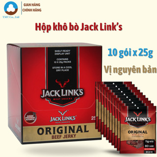 Hộp 10 gói Khô bò Jack Link's 25g nhập khẩu New Zealand [Date 31.05.2026]