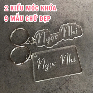 Móc khoá khắc tên, nội dung, số điện thoại theo yêu cầu, quà tặng ý nghĩa cho người thân, bạn bè