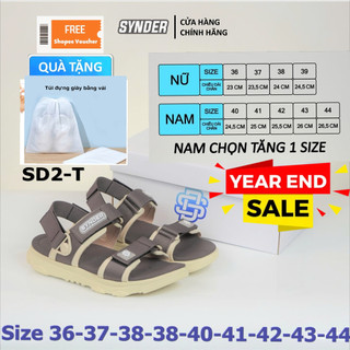  Giày sandal SYNDER SD2-T Phiên bản mới nhất Màu Be-Nâu-Fullbox-kèm quà 