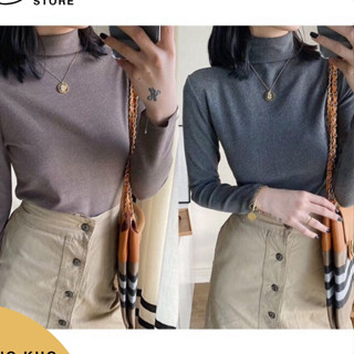 Áo Cổ 3 Phân Giữ Nhiệt Xuất Nhật MOTIE (Túi Zip)