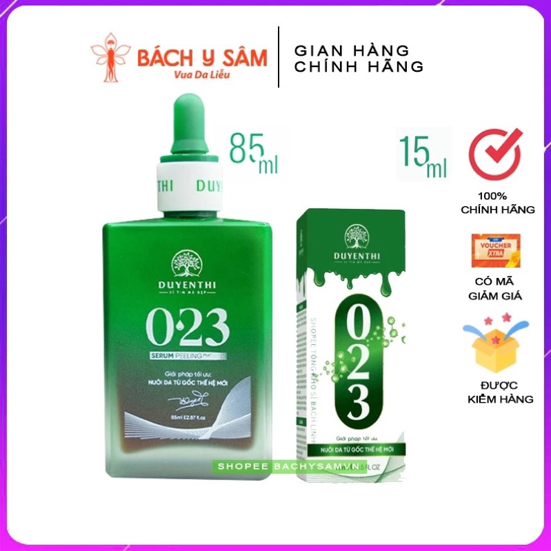 023 Bách Y Sâm TÁI TẠO NUÔI DA TỪ GỐC ĐỈNH CAO 15ml (mẫu mới)