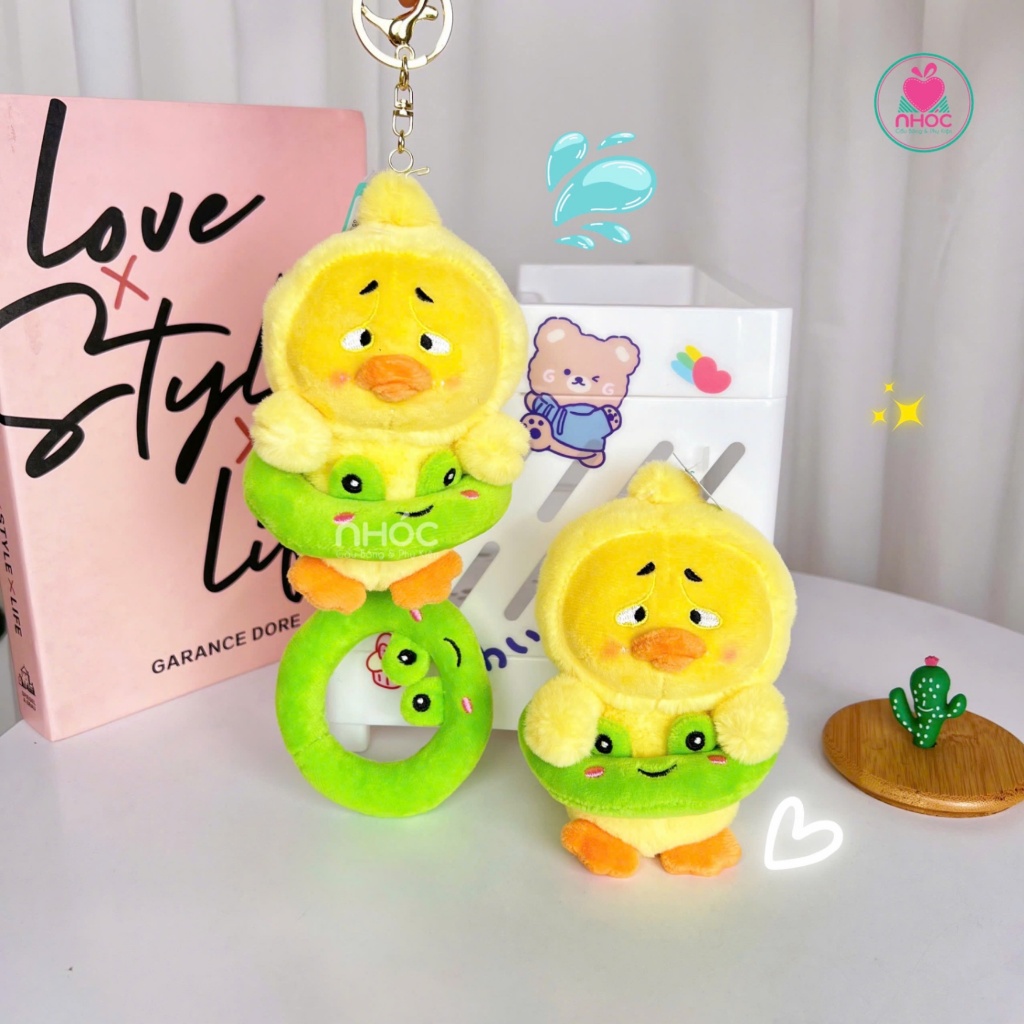 Móc khoá bông, móc khoá Capybara, Loopy nhiều mẫu mã - NHÓC