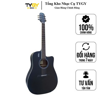 Đàn Guitar Acoustic Rosen G11BK (Size 41) Dáng D Chính Hãng Model 2025 - Tặng Kèm Bao Đàn,Capo,Pick, Ty Chỉnh Cần