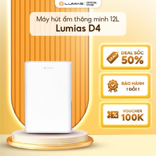 Máy hút ẩm thông minh Lumias NWT D4 12L - 25m2 - Công suất 265W, hiệu quả trên diện tích 25m2