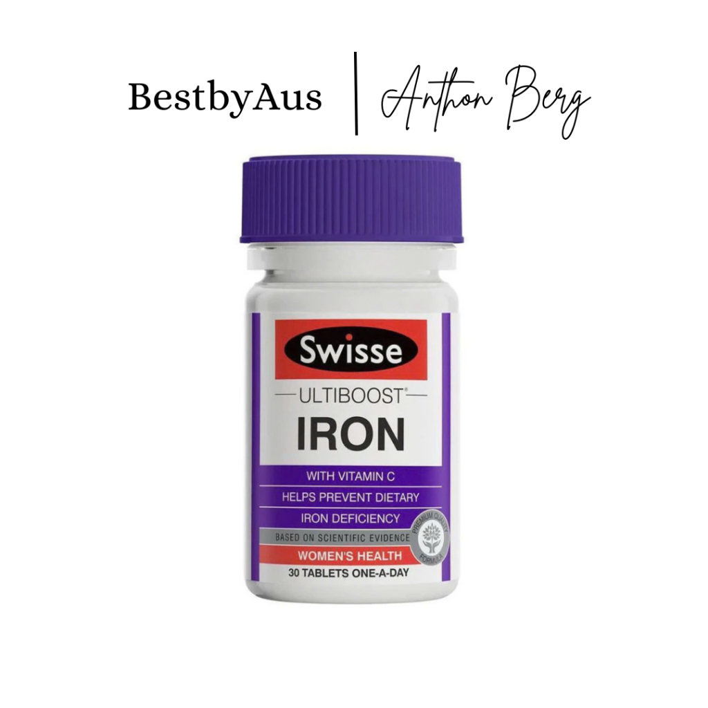 [SWISSE] Viên uống hỗ trợ bổ sung sắt Swisse Ultiboost Iron của Úc, 30 viên